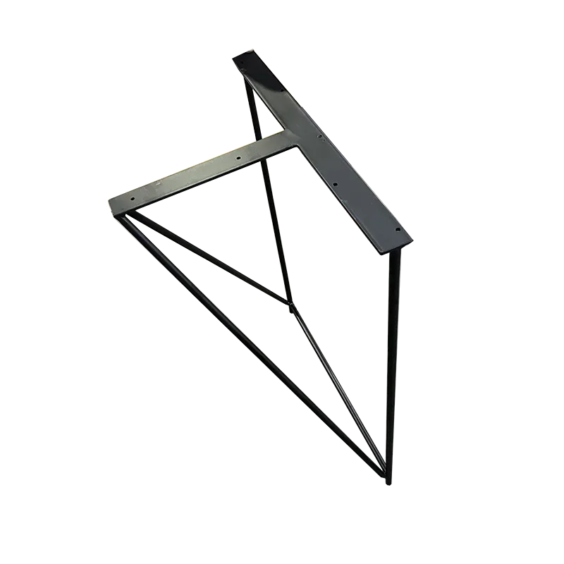 Unilateral leg wrought iron table leg bracket, design table leg simple table foot office computer desk rack