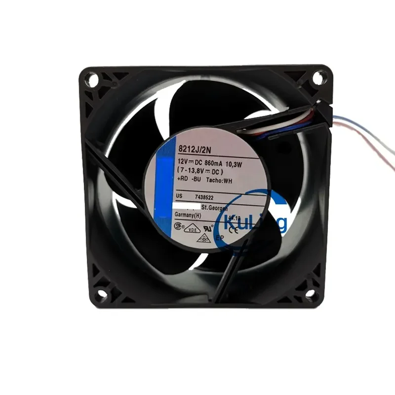 High-End Cooling Fan for 8212J/2N 12V 10.3W New Original German Imported