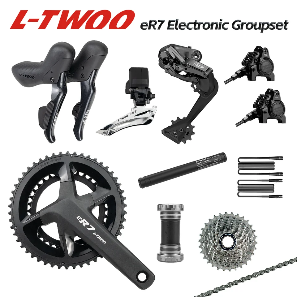 Ltwoo eR7 電動コンポセット LTWOO eR7 電子式グループセット ロードバイク用 2x12速 自転車部品
