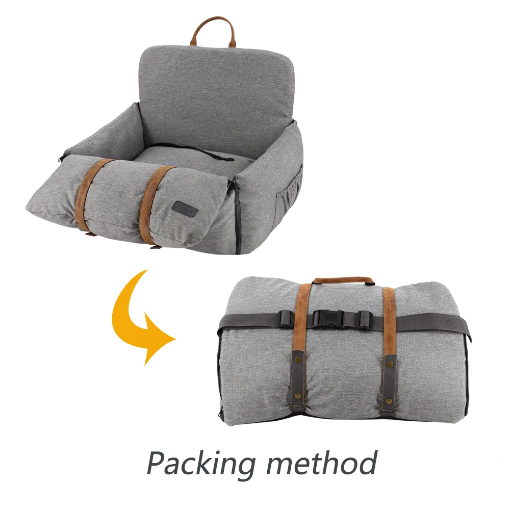 الجملة الكلب الداعم مقعد السيارة مقاومة للماء الكلب مقعد السيارة السرير المحمولة دلو على شكل الداعم مقعد السيارة للحيوانات الأليفة المضادة للانزلاق