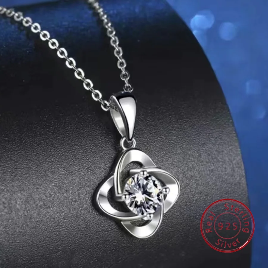 

Минималистское ожерелье из стерлингового серебра, роскошная модная подвеска-цепочка на ключицу, идеальный подарок на День святого Валентина для вашей подруги