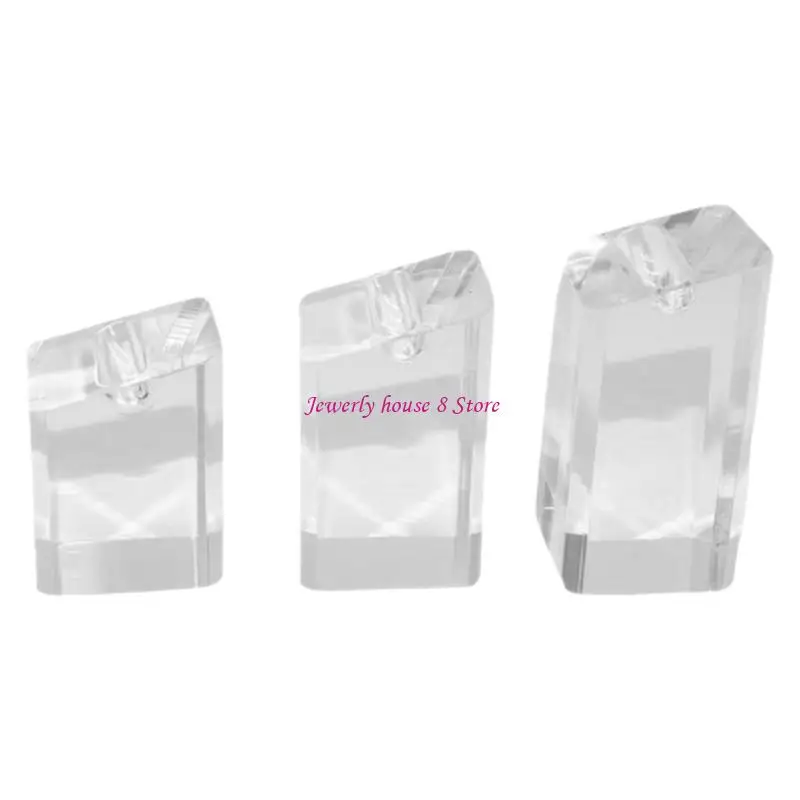 

3pcs Multoclospence Acryle Cring Display обозначает улучшенную видимость ювелирных изделий