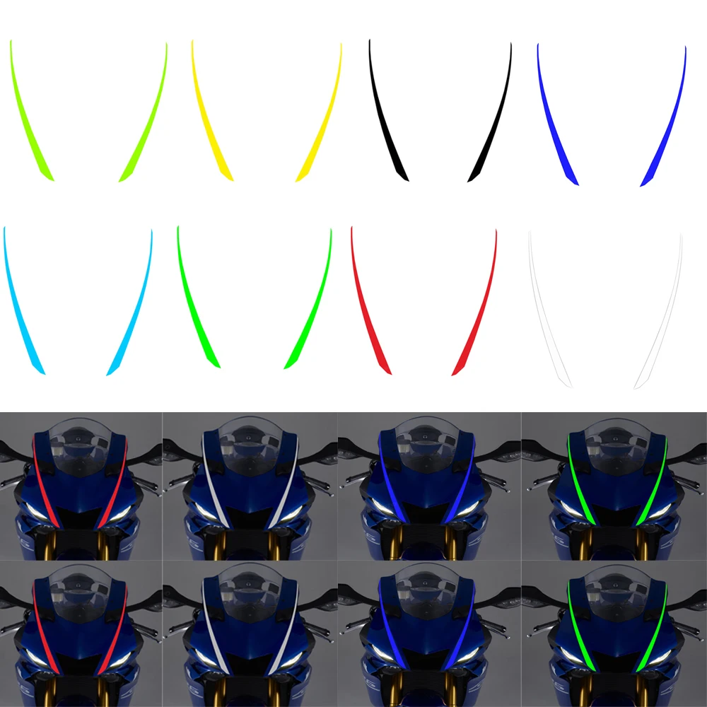 Calcomanías de tracción delantera para motocicleta YAMAHA YZF R6 2017-2022, pegatina reflectante para YZF600 R6 2017 2018 2019 2020 2022