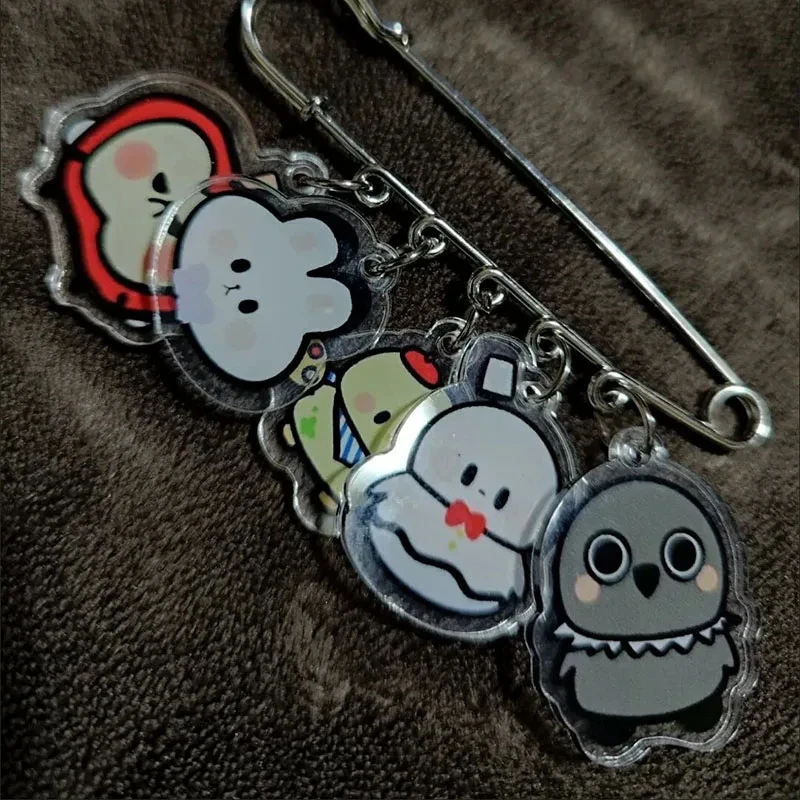 Game Love En Deepspace Xavier Zayne Rafayel Sylus Caleb Cosplay Badge Acryl Leuke Figuur Hanger Pin Legering Broche Accessoires