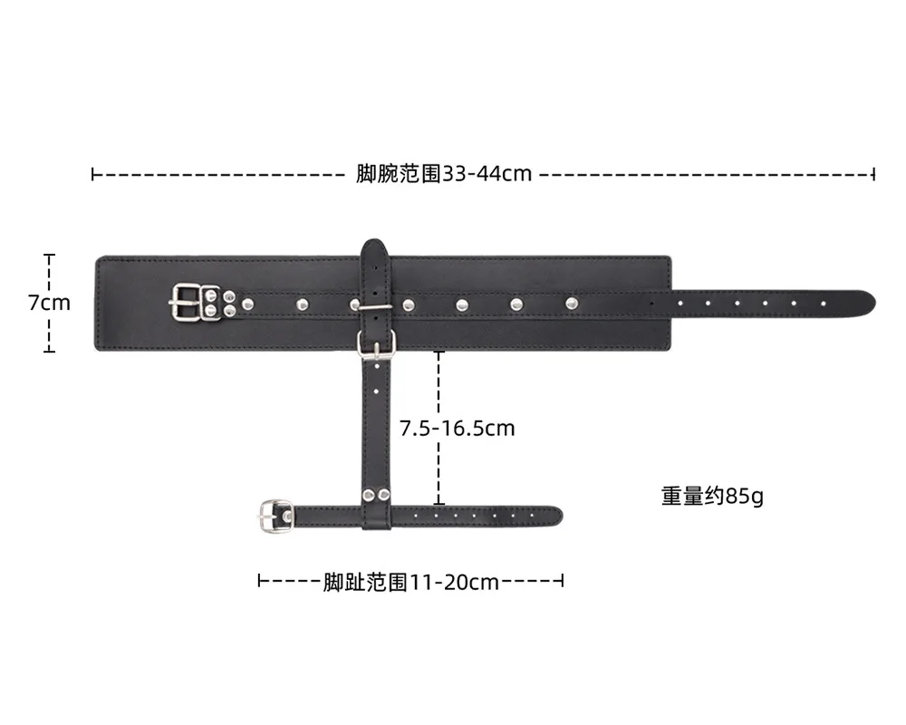 الكبار يمزح ملزمة الكاحل الأصفاد مثير أصفاد القدمين عبودية حزام SM الدعائم