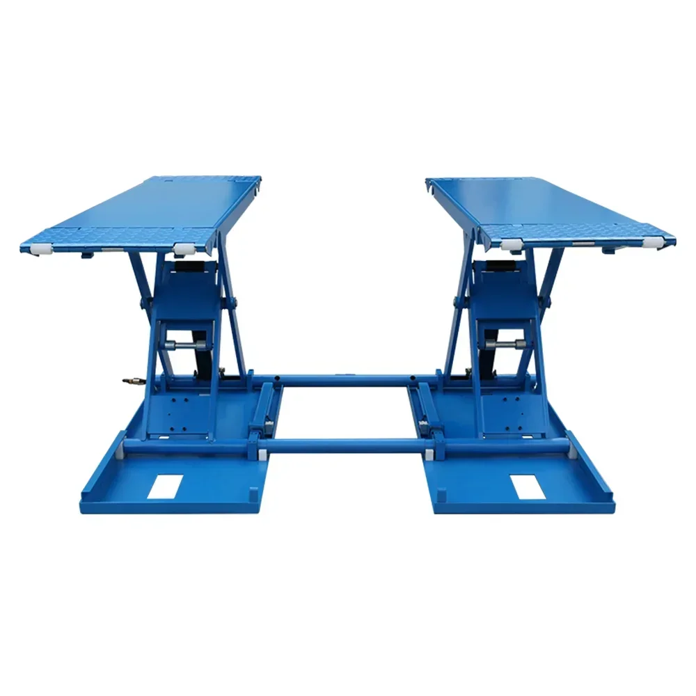 factory direct sales  Mid rise scissor lift auto lift vehicle ramp car lift 1M high 3T capacity automatic unlock