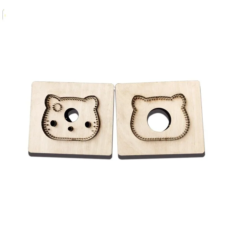 Cat pendant knife mold card bag set leather leather mold imported knife handmade DIY blanking