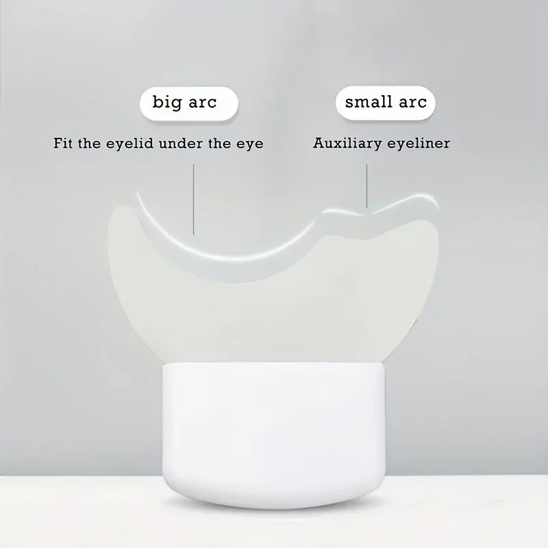 مساعد مكياج العيون متعدد الوظائف من السيليكون - واقي ماسكارا سهل، أداة توزيع ظلال عيون دقيقة، قالب وسادة تحديد العيون قابل لإعادة الاستخدام #3