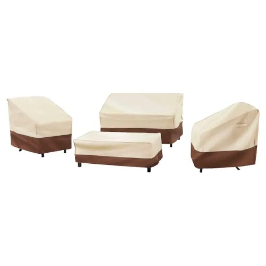 

Patio Furnie Cover Set 4 Piece Outdoor Furnie Cover Waterof 600D Heavy Du Lawn Patio Set Covers