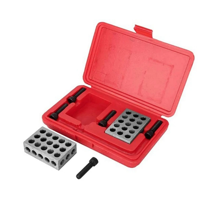 Fresatrice parallela Pad Set 25-50-75Mm 23 fori calibro blocco fresatrice utensile