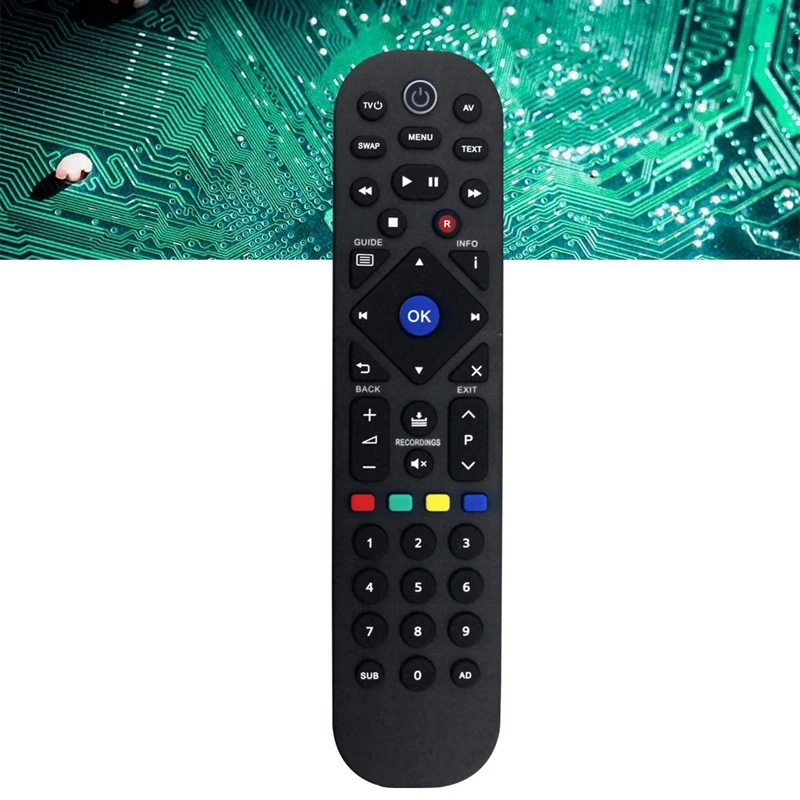 Replace T2-R Remote Control For Manhattan T2-R Freeview HD Recorder Remote Control