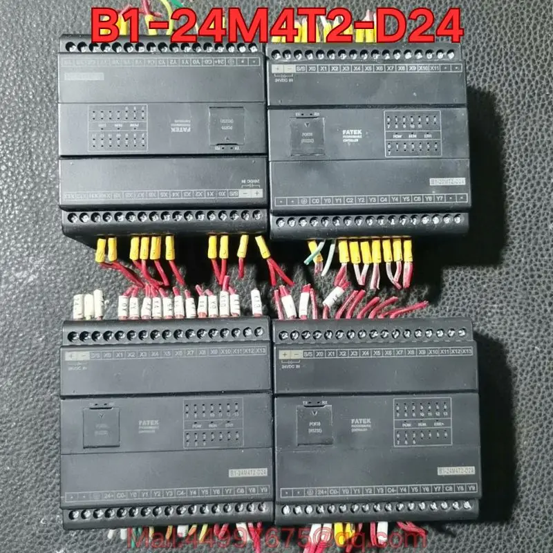 

Second-hand B1-24M4T2-D24 PLC controller functional test is normal