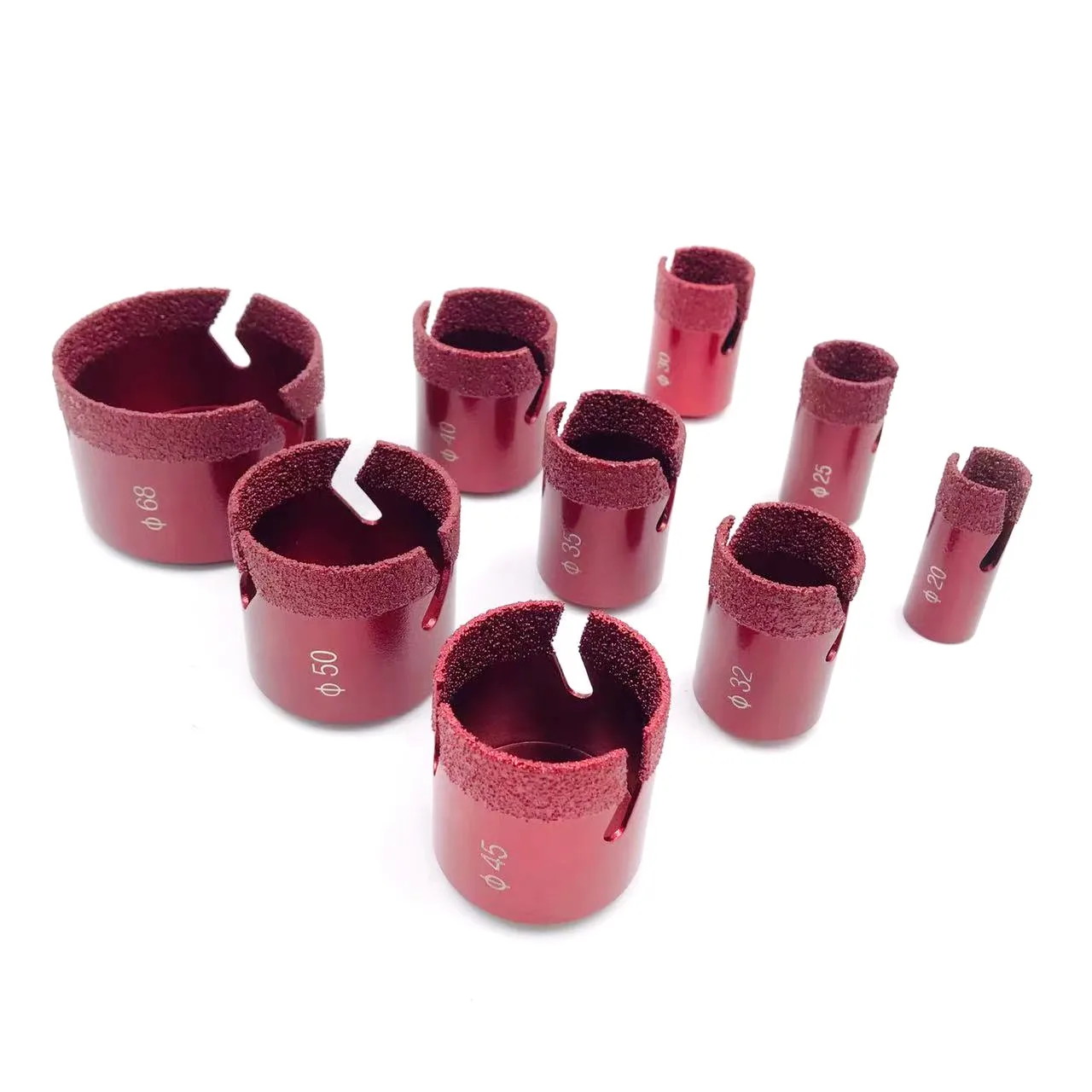 M14thread brazing dry drill bit brazing diamond core drill bit lightning tooth ceramic tile granite marble masonry drilling too