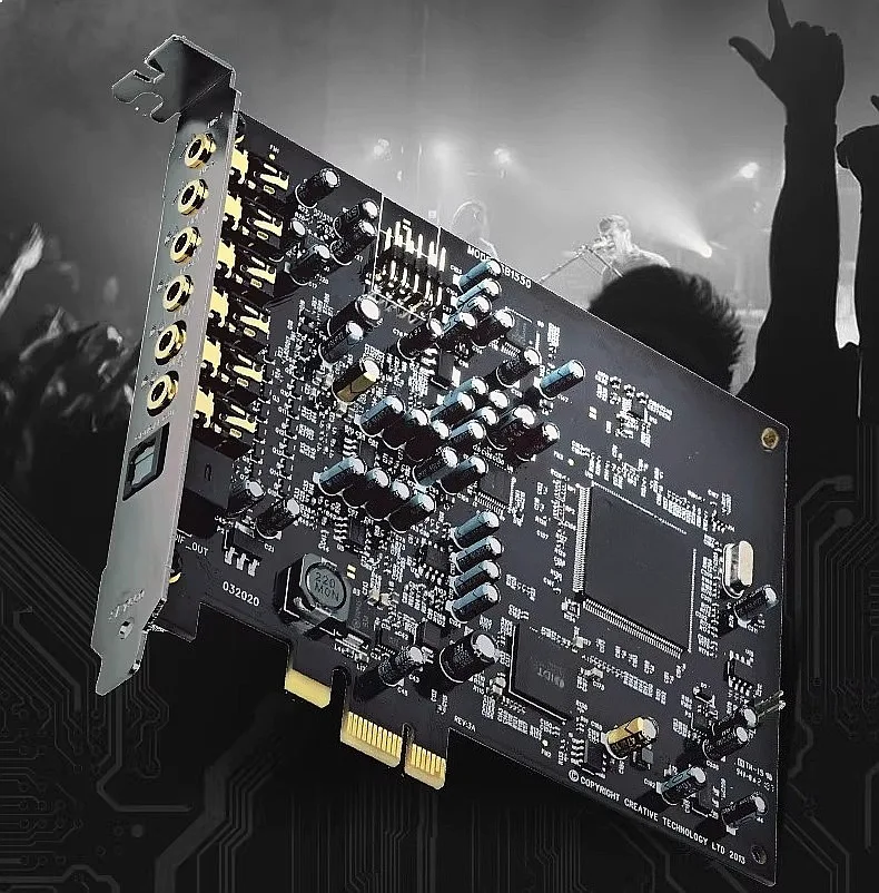 RX SB1550 Sound Card 7.1 Built-in Independent PCIE for Singing Karaoke Live Game