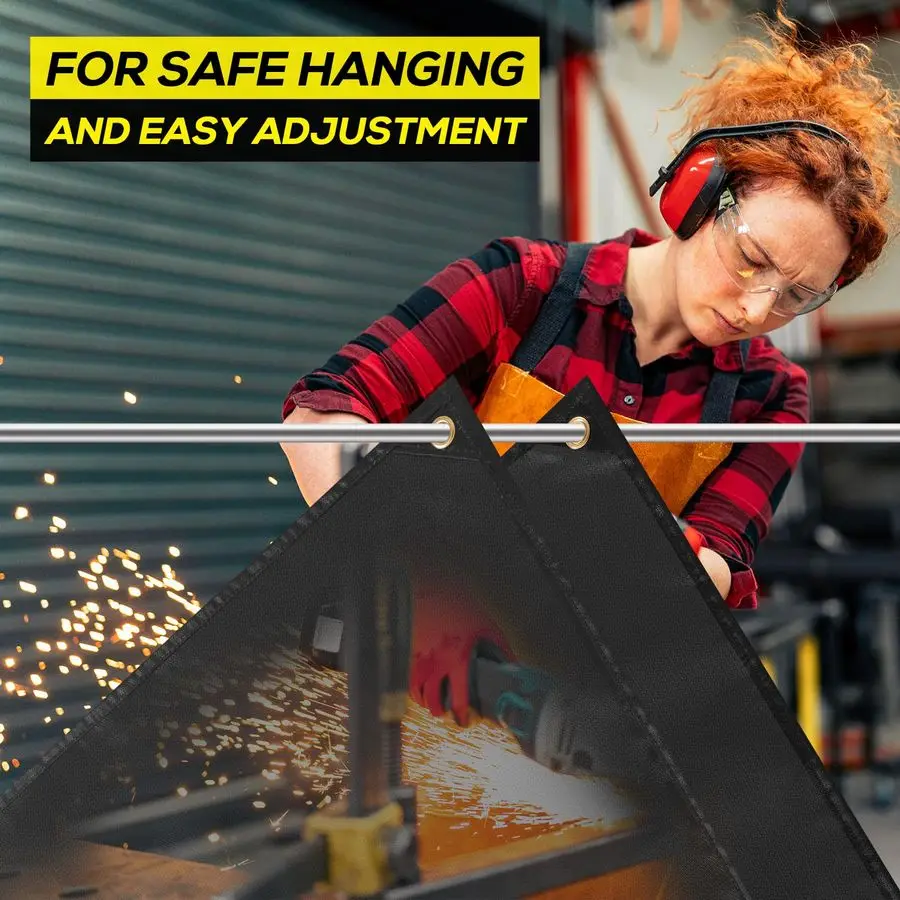 بطانية لحام، بطانية حريق من الألياف الزجاجية المطلية بالسيليكون مقاس 4 × 6 أقدام، بطانية لحام مقاومة للحريق، مصممة للاستخدام المنزلي والخارجي