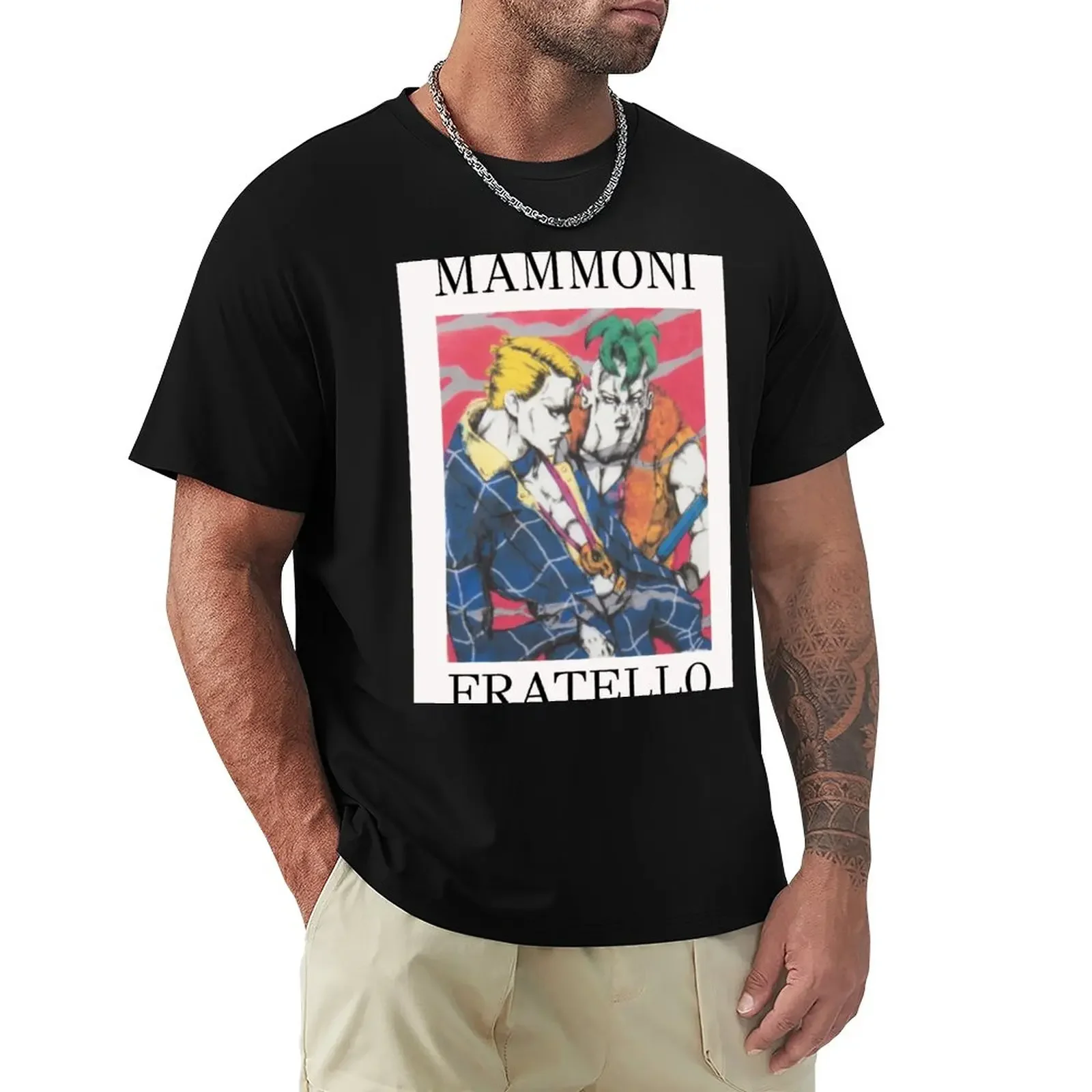

JoJo Mammoni Fratello T-Shirt custom t shirt funny t shirts black t shirt shirts for men cotton