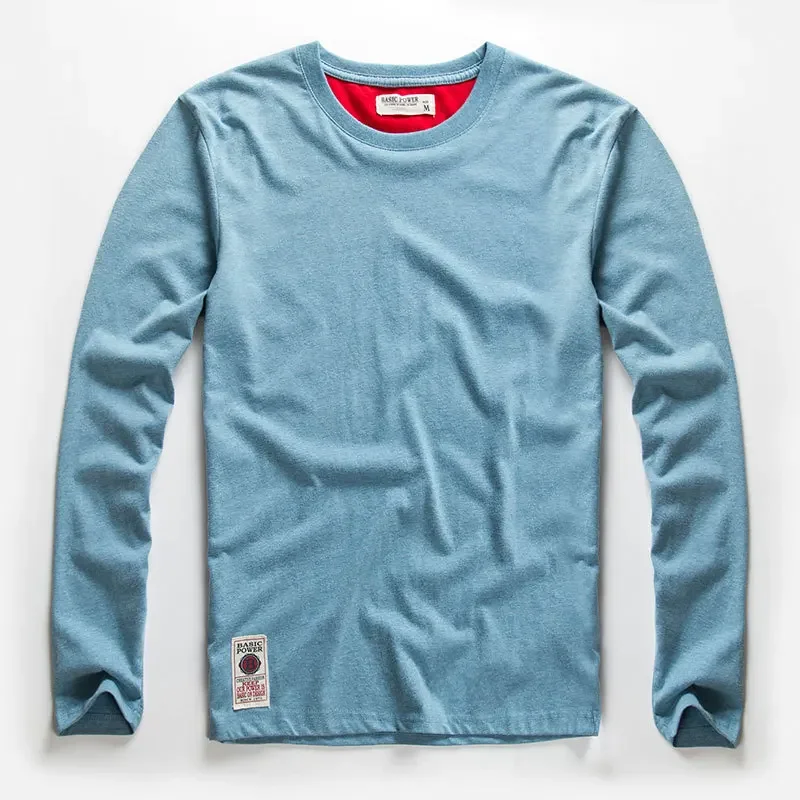 Men's T-Shirts Y2k Sweatshirt 2023 Autumn Pullovers Casual Long Sleeve Tee Men's Clothing Top Shirts Sweatshirts for Men T Shirt