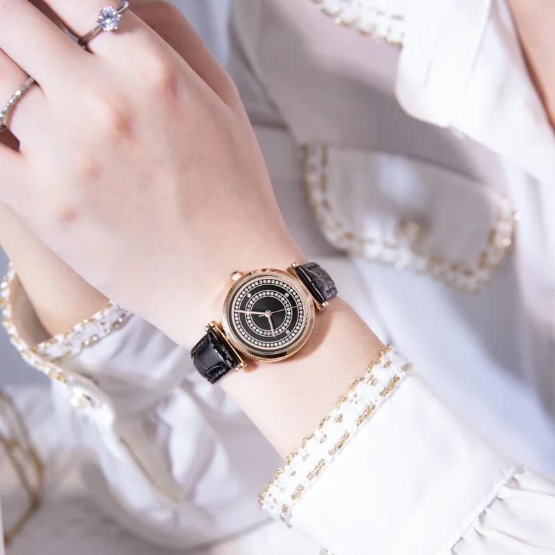 New Automatic Luxury Fashion Ceramic Girls Watch Classic Niche Trend Gift Waterproof Quartz Watch