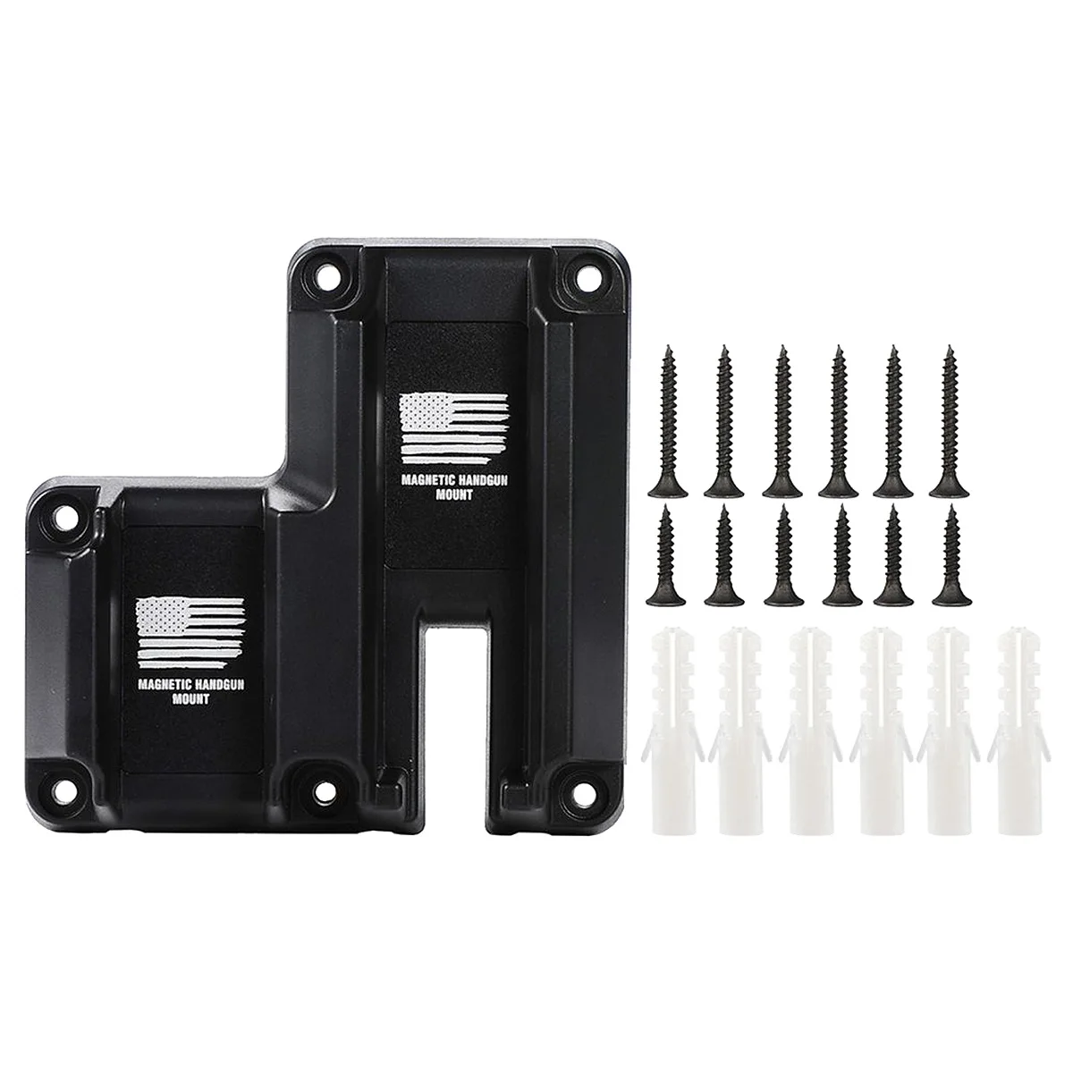 

Тактические аксессуары: Черная двухместная магнитная стойка для оружия, скрытая, быстросъемная