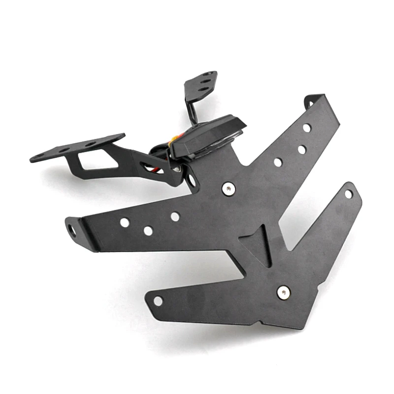 

For Yamaha TMAX560 license plate modification tmax short tail license plate frame, rear tail bracket with LED light