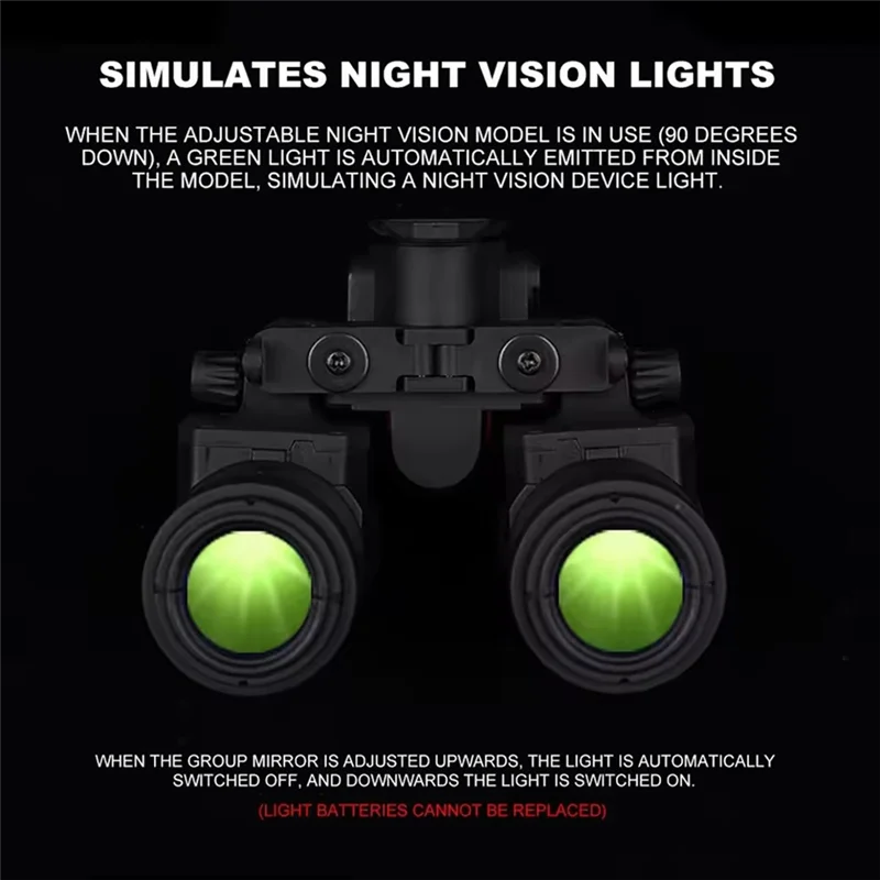

SQPP-An/PVS31 Dual-Tube Binocular Night Vision Goggles Dummy Props Helmet Accessories Model For Cosplay