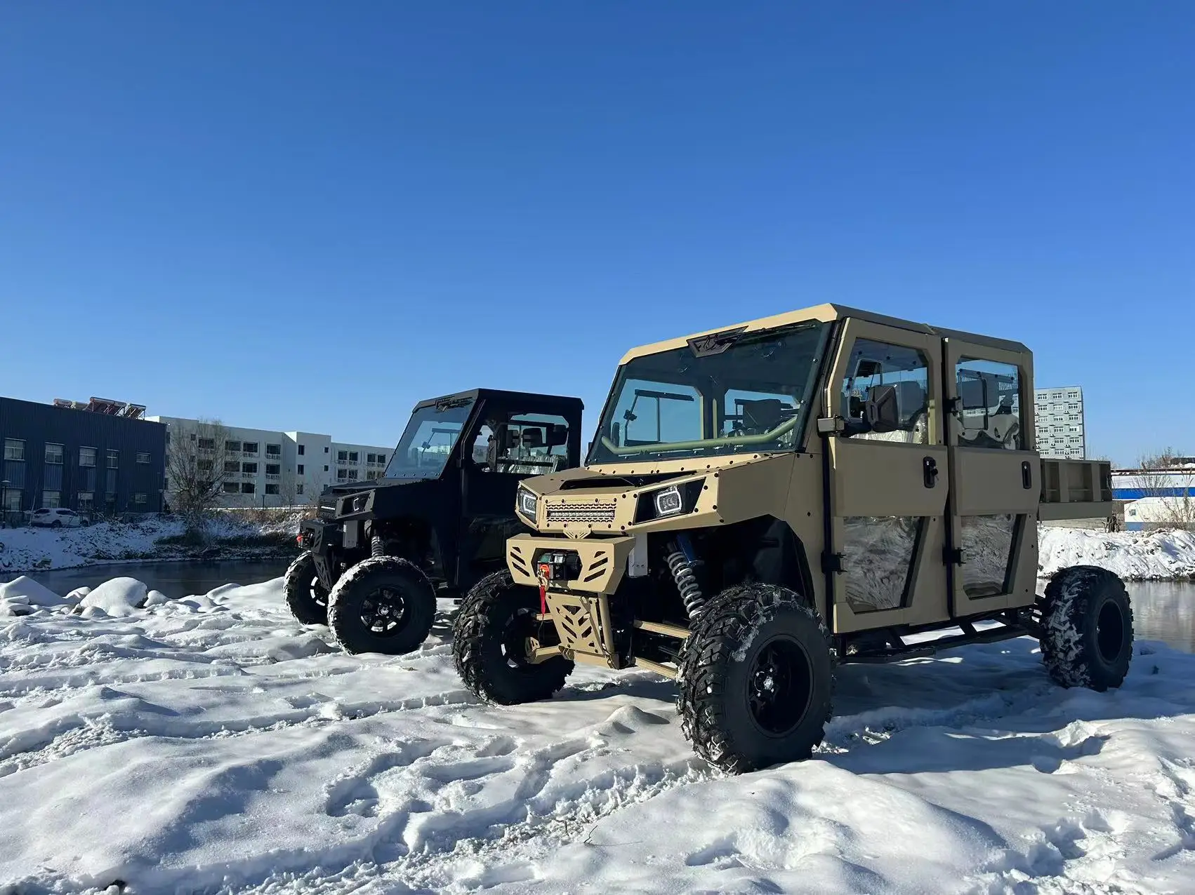 Alta qualidade 4X4 6 lugares UTV 1000cc alimentado com aquecimento 4WD eixo de acionamento e bloqueio diferencial equipado