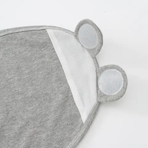 0-3 månader nyfödd sovsäck med mössa set justerbar babyfilt sommar tunn andningsbar mjuk bomull pojkar flickor 10 best sales sovsäck för bebis - №5