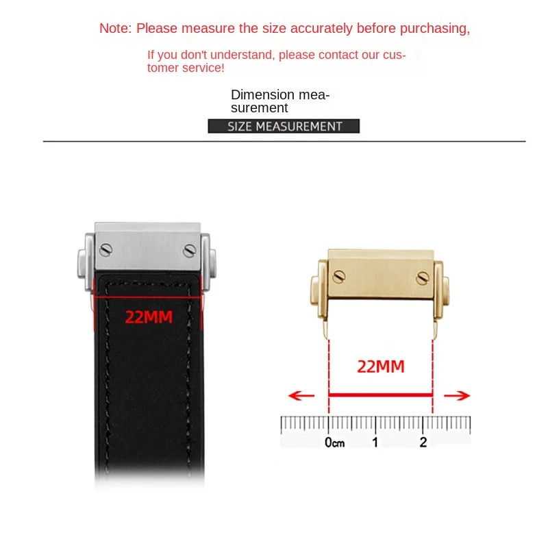 For HUBLOT Clasp Big Bang 18mm 22mm Metal Buckle Classic Fusion Yubo Folding Clasp Women Silicone Leather Replacement Clasp Men