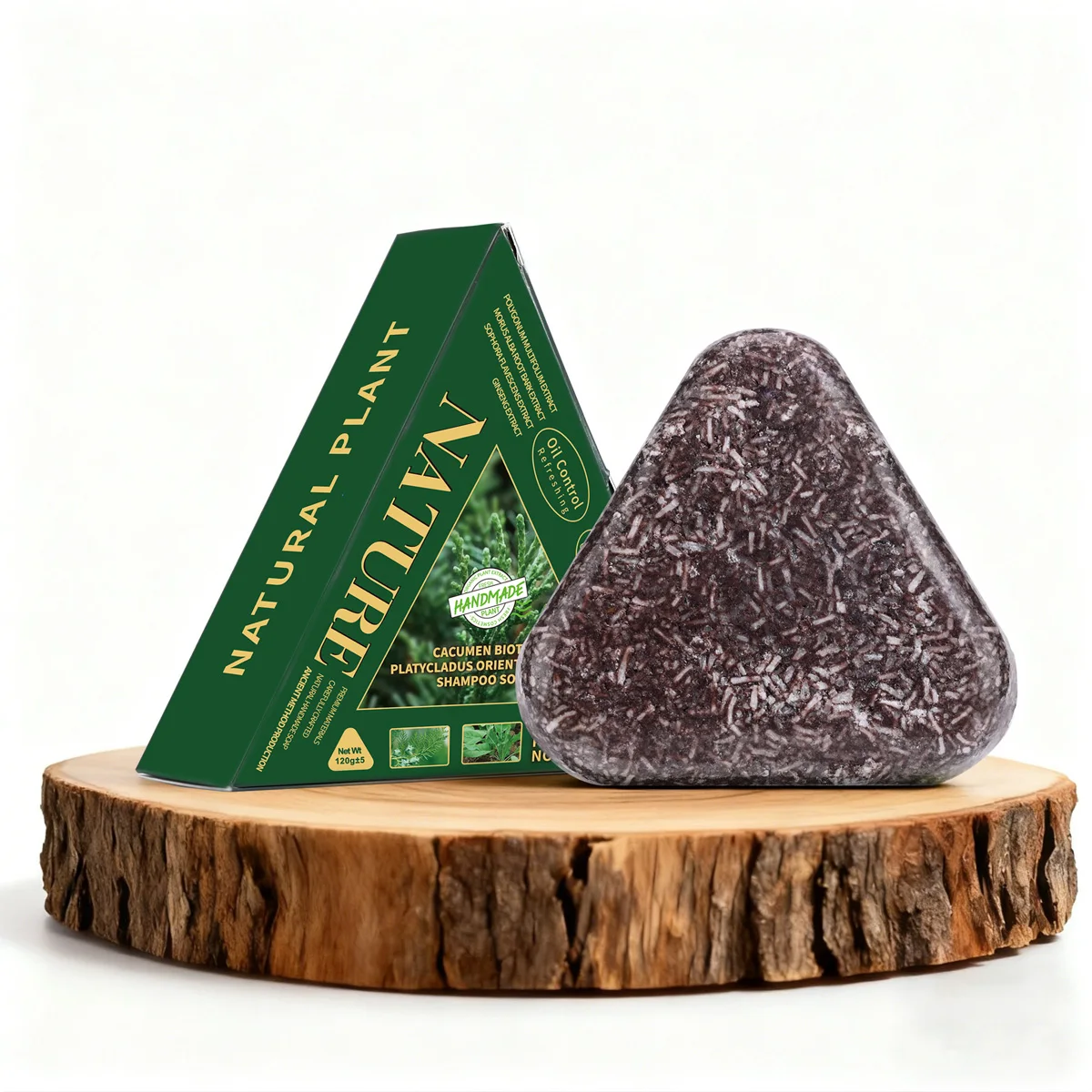 بوليغونوم مولتيفلوروم عثمان جراس شامبو صابون السرو شامبو صابون التحكم في الزيت صابون شامبو صلب 120 جرام