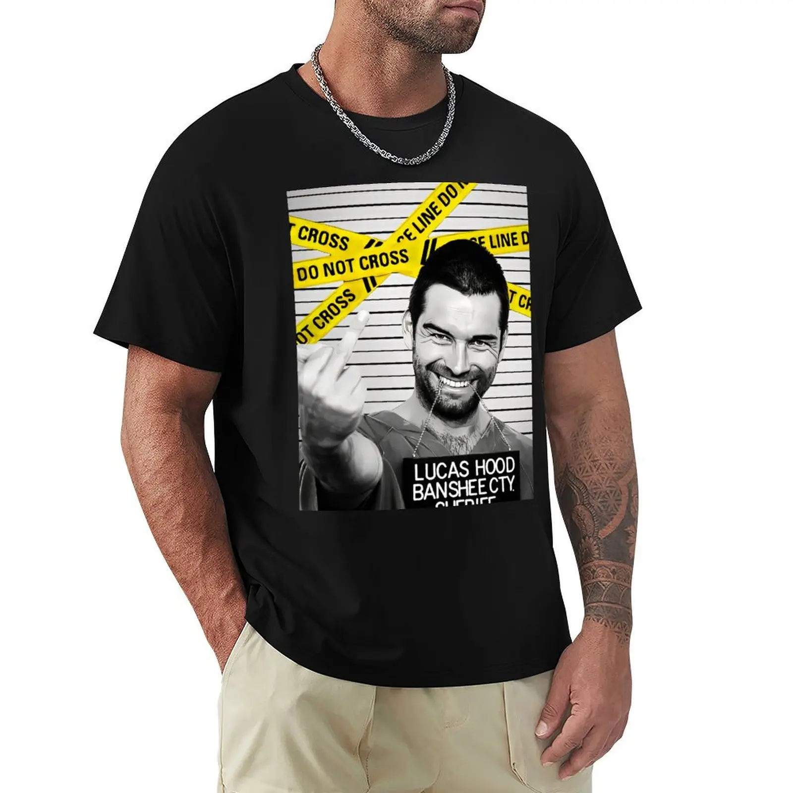 Banshee Lucas Hood T-Shirt Work Outdoor T-Shirt for Men