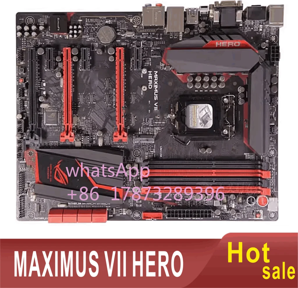 MAXIMUS VII HERO Motherboard 32GB M.2 VGA DVI HDMI PCI-E3.0 LGA 1150 DDR3 ATX Z97 Mainboard 100% Tested Fully Work