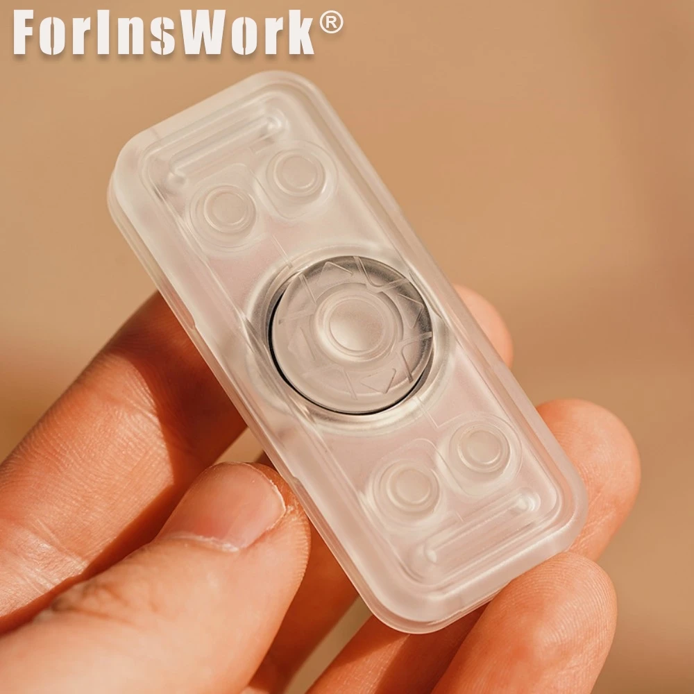 BTMC GamerPro جيروسكوب ببصمة الإصبع من سبائك التيتانيوم والنحاس للبالغين لعبة دوارة لتخفيف التوتر EDC