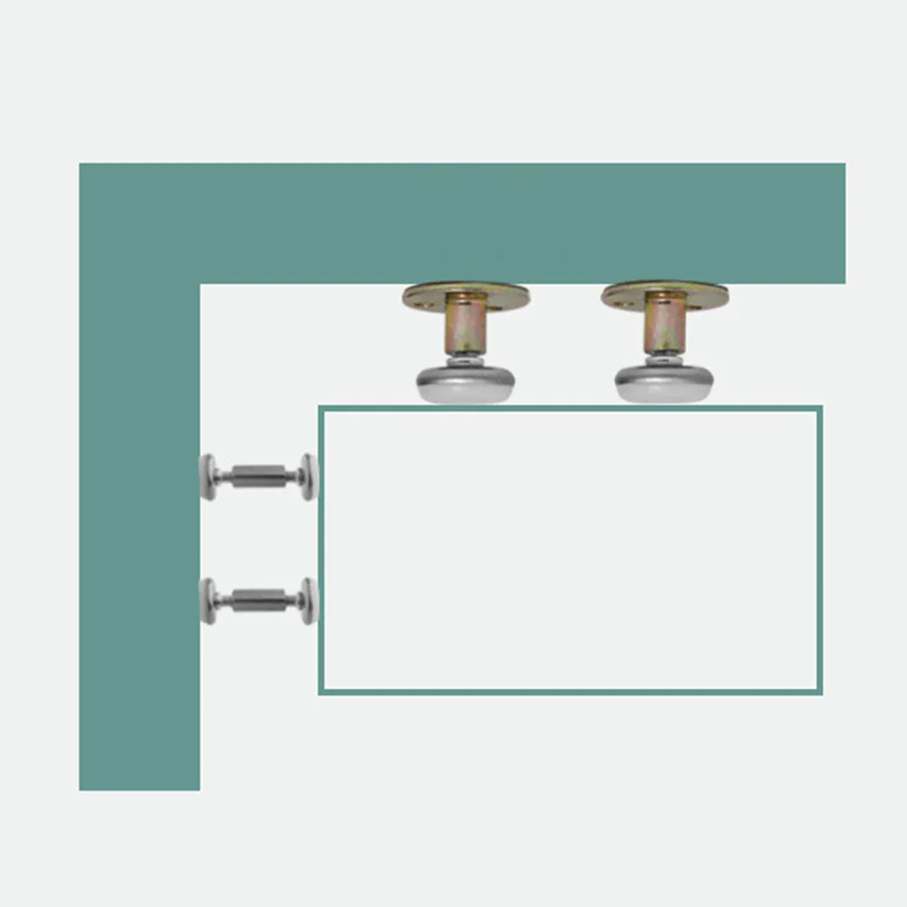 2 قطعة مثبتات سرير من الفولاذ المقاوم للصدأ قابلة للتعديل مثبتات مضادة للانحلاق مضادة للتصادم دعم أداة قوية لغرفة النوم المنزلية #5