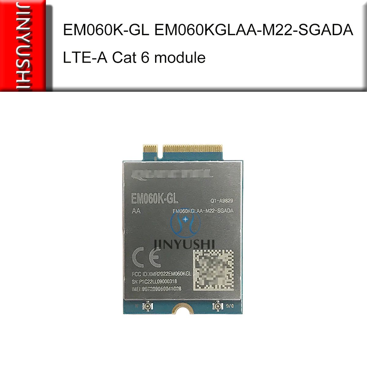 

Quectel EM060K-GL EM060KGLAA-M22-SGADA LTE-A Cat 6 module M.2 DL 2 Carrier Aggregation 64QAM MIMO With USB 3.0 Type-C Board card