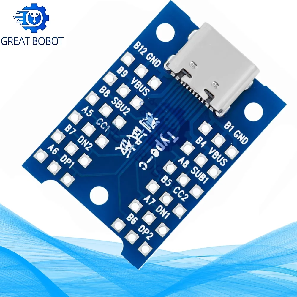 USB Type-C Convenient Charging Test Module for Arduino and DIY Electronics Projects