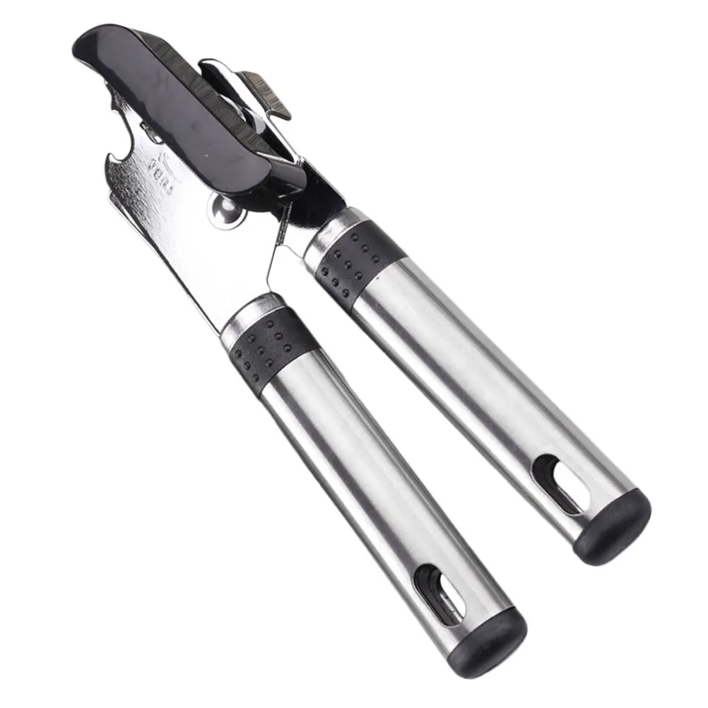 

1 шт. сверхмощная открывалка для консервных банок с большой ручкой для прочных банок, устойчивая к пятнам многофункциональная открывалка для бутылок