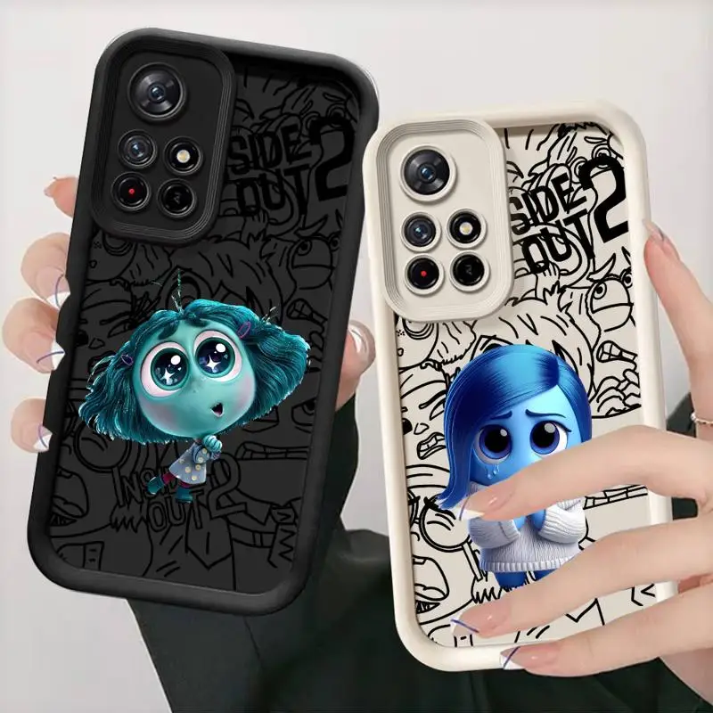 Funda de teléfono para Redmi note 10 5g 13c 11 13 pro 12s 11promax 12 10s 12pro stpu funda impermeable casos Disney Inside Out Vice Mente