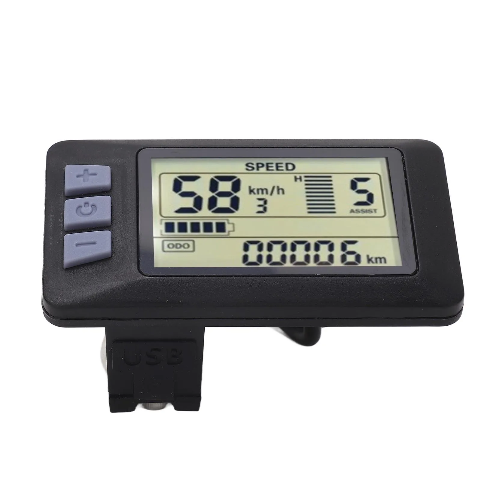 

P3H электрический велосипед ЖК-дисплей панель 24 В 36 В 48 В 60 В с 6-контактным водонепроницаемым проводом для электрического велосипеда электрический скутер