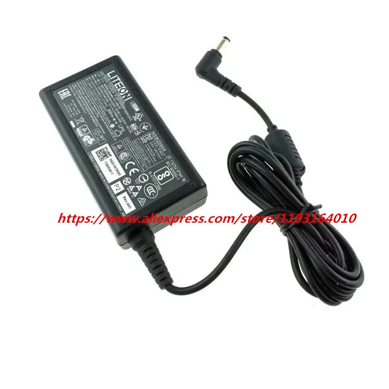 오리지널 OEM LITEON 19V 3.42A 65W PA-1650-90 AC 어댑터 인텔 NUC NUC5i7RYH 미니 PC i7-5557U 오리지널 5.5mm*2.5mm 충전기