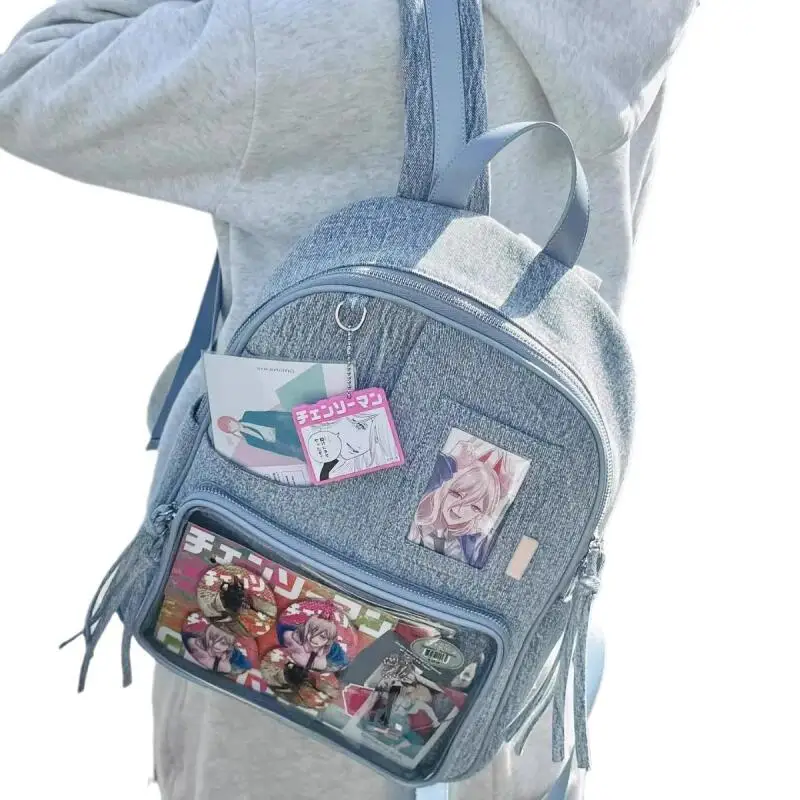 2024 Student Bag New Backpack Oxford Backpack Girl School Bag Anime Cute Backpack High Capacity Leisure Trend Versatile Backpack