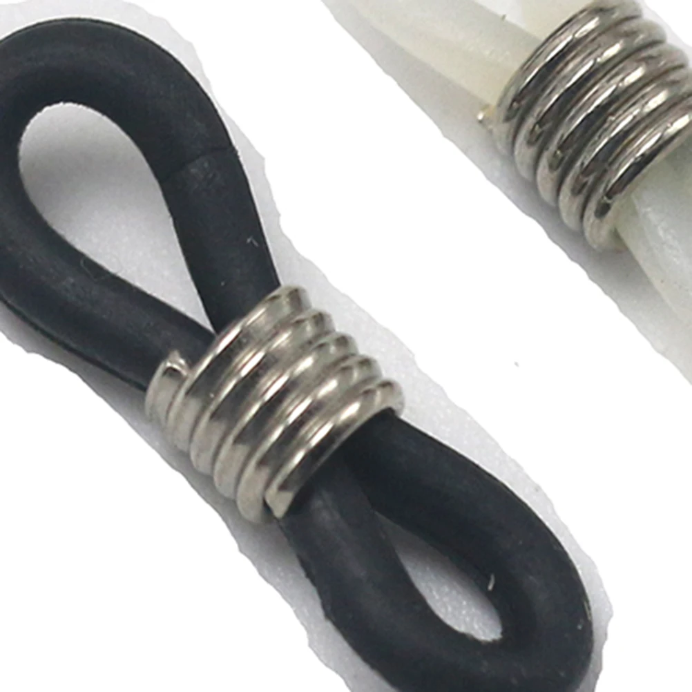 

20Pcs Adjustable Non- Silicone for Eyeglasses Chain Holder Accessories White