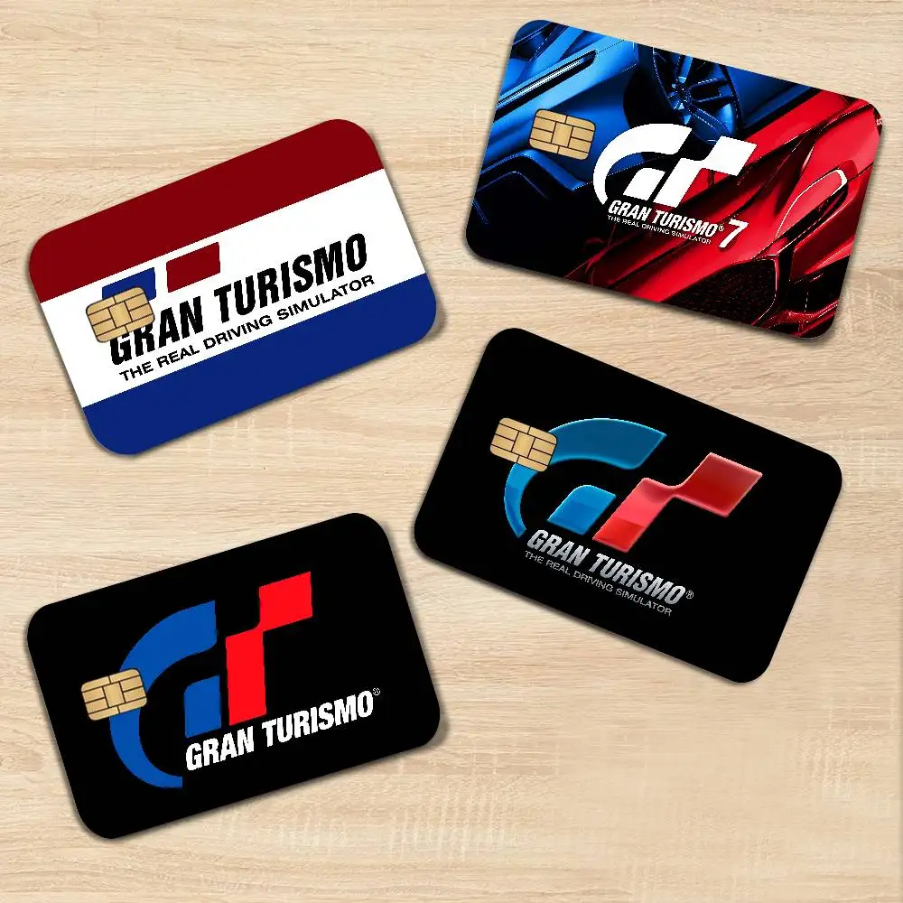 G-Gran-Turismo Anime Cartoon Sticker Film Skin for Credit Card Debit Bank Bus Card