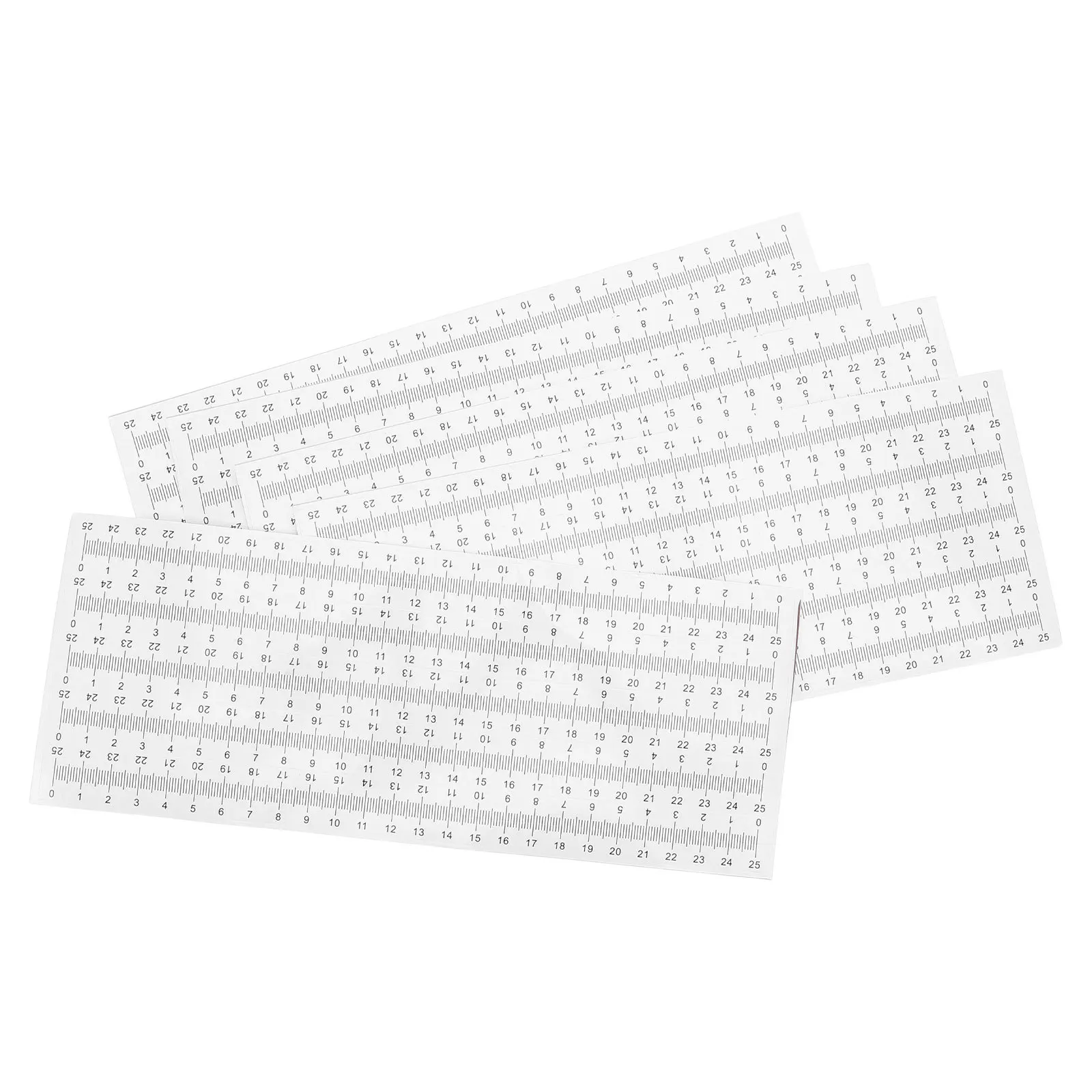 

50Pcs Scale Sticker Self Adhesive Ruler Tape for Woodworking Workbench Measuring Craft Table Metric Graduation Peel and Stick