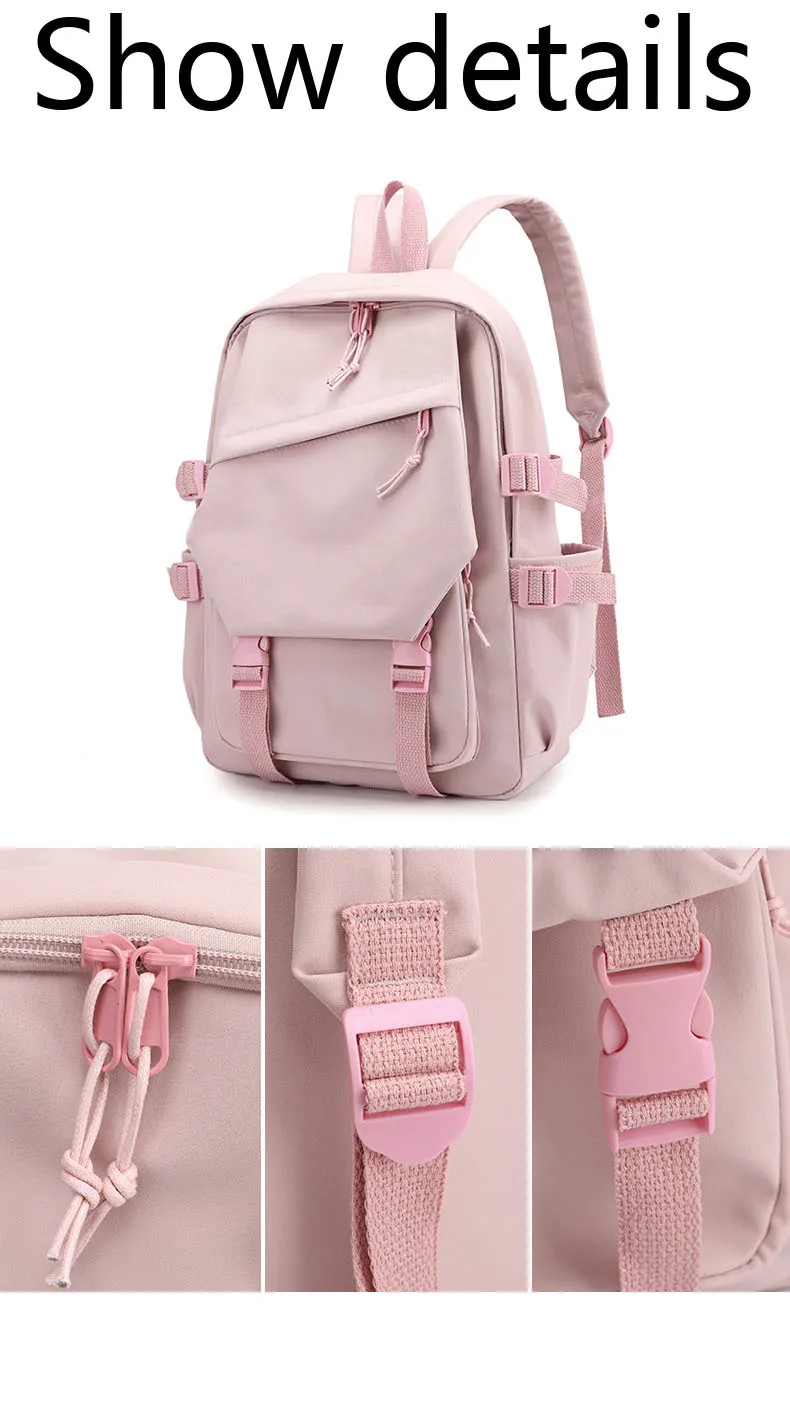 حقيبة ظهر نسائية كاجوال، حقيبة ظهر، حقيبة ظهر للطلاب، مناسبة للطلاب، هدايا مدرسية، مجموعة بنات، حقيبة ظهر للسفر