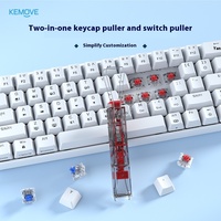 Kemove Shaft Extractor Key Extractor Two Claws P10 Shaft Puller Two-In-One Mechanical Keyboard Keycap Removal Cleaning Tool
