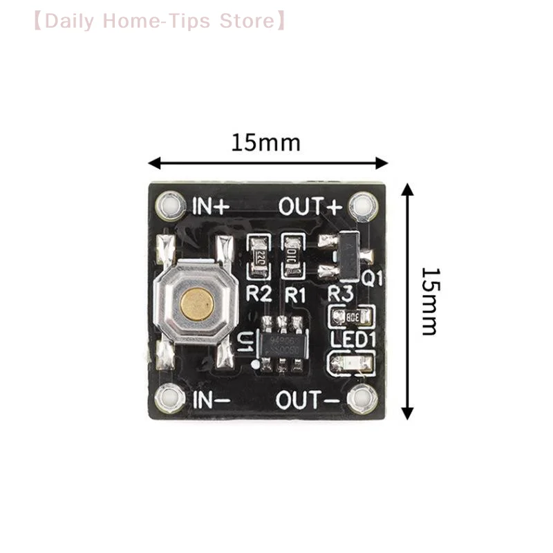 Single Bond Button Bistable Switch Board Module 2.2-5V Continuous Load 2A Low Power Micro One Key Switch 0.5uA