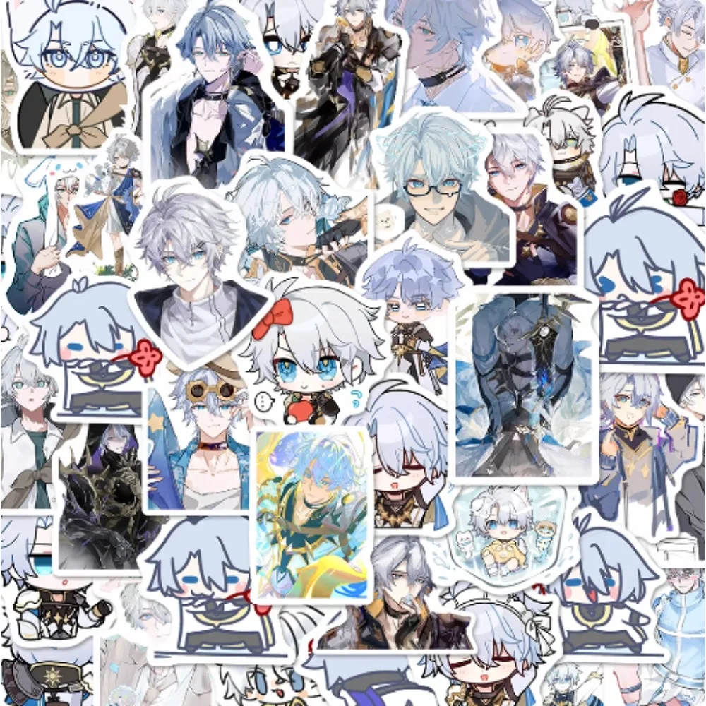 10/81 قطعة لعبة هونكاي: ستار السكك الحديدية Q نسخة ملصقات الشكل Phainon Q نسخة الشارات للهاتف Laotop الغيتار الديكور المشجعين هدية