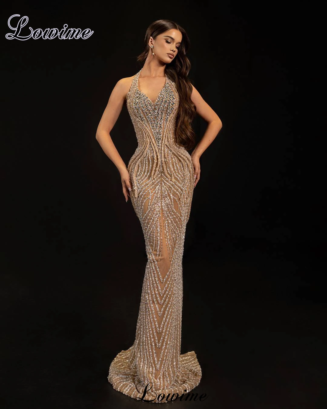 Sexy Simple Champagne Prom Dresses Elegant Halter Cocktail Dresses For Women 2026 Birthday Dresses Vestidos De Cóctel Customized