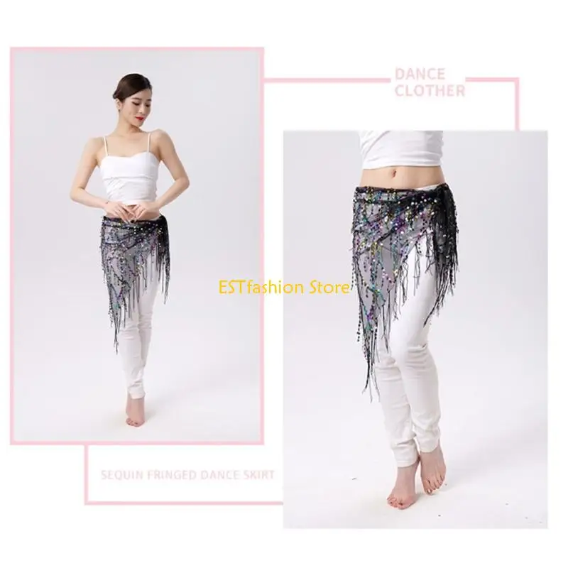 Y5GC Gonne con paillettes brilla Minigonna glitterata Gonna corta con spacco laterale Party Clubwear