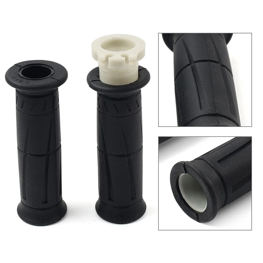 1 Pair Motorcycle Handlebar Hand Grips Cover For Kawasaki Z1000 ZX-10R Z1000SX ZX-6R 2010-2015 Latex Black